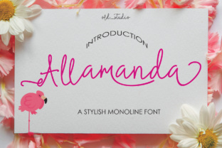 Allamanda: A Modern Handwritten Font for Digital Branding