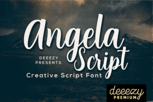 Angela: A Script Font for Elegant Handmade Creations