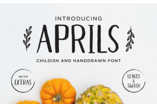 Aprils: A Hand-Drawn Sans Serif Font for Creative Crafters