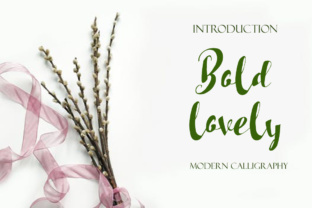 Bold Lovely: A Script Font with Romantic Elegance for Modern Branding