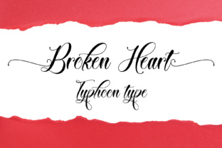 Broken Heart: A Script Handwritten Font for Romantic Campaigns