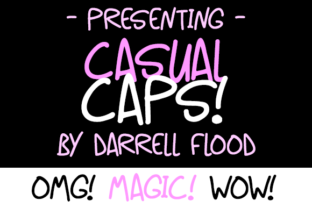 Casual Caps: A Script Handwritten Font for Creative Crafters