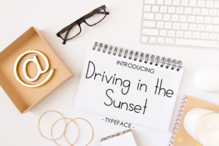 Driving in the Sunset: A Font for Laid-Back Editorial Design