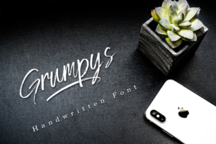 Grumpys: A Bold Script Font for Creative Projects