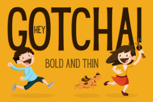 Hey Gotcha: A Playful Sans Serif Font for Web Design and Branding
