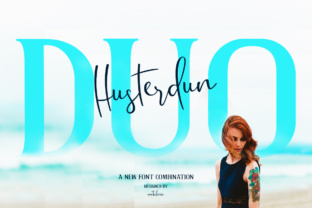 Husterdun: A Script Handwritten Font for Modern Branding and Campaign Design
