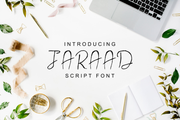 Jaraad Family: A Script Handwritten Font for Editorial Design and Branding