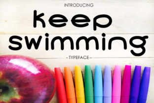 Keep Swimming: A Script Handwritten Font for Editorial Design and Branding