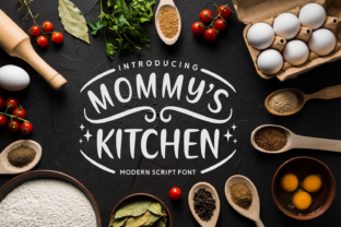 Mommy s Kitchen: A Script Handwritten Font for Impactful Digital Design