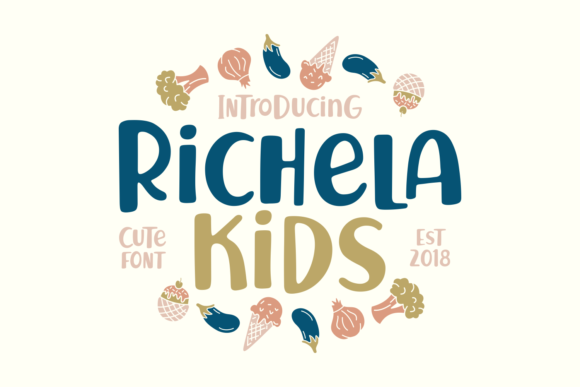 Richela Kids: A Playful Script Font for Campaign Creativity
