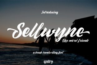 Sellwyne: A Script Font with a Relaxed Vibe for Creative Branding