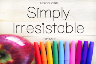 Simply Irresistible: A Modern Sans Serif Font for Digital Marketers and Designers