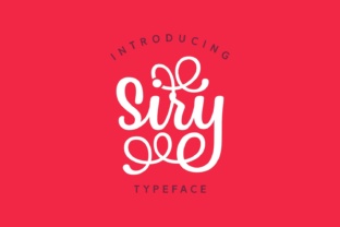 Siry: A Romantic Script Font for Editorial Design