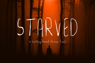 Starved: A Script Handwritten Font for Bold Halloween Web Design