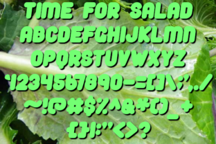 Time for Salad: A Playful Sans Serif for Editorial Design