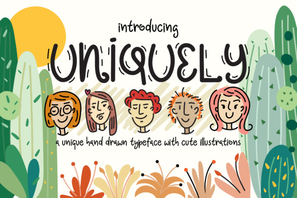 Uniquely: A Script Handwritten Font for Campaign Creativity